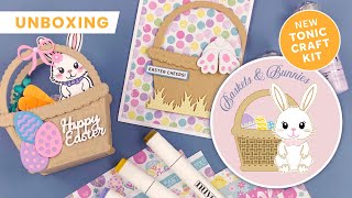 Unboxing Tonic Craft Kit Baskets and Bunnies | Tonic Studios