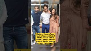 Shahid Kapoor and ishaan Khatter They both are not real brothers.