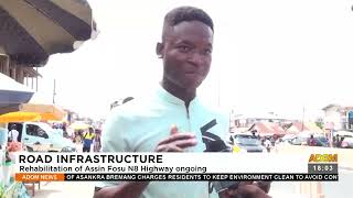 Road Infrastructure: Rehabilitation of Assin Fosu N8 Highway ongoing - Adom TV News (5-4-23)