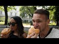 trying polish donuts u0026 30k giveaway 🎉 paczki in krakow poland food vlog