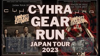 CYHRA Japan Tour 2023 GEAR RUN | Guitars, Drums, Vocals