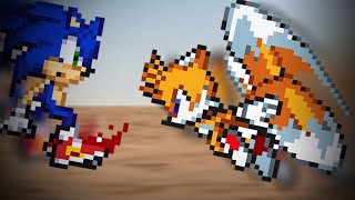 Sonic vs Tails | Sprite Animation (Part 1/3)