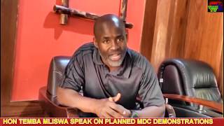 Temba Mliswa speaks on MDC Demonstrations