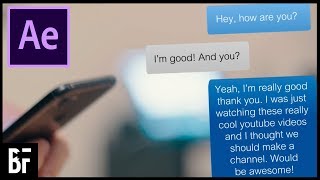 iPhone Message Bubble After Effects