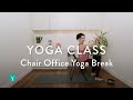 YOGA BREAK AT WORK | Chair Office Yoga Break (20 min)