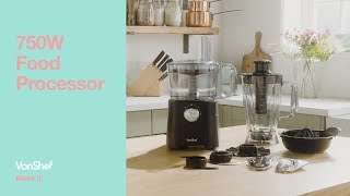 VonShef 750W Food Processor