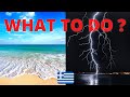 Beach Cancelled In Skiathos Greece | A Great Day?! | Heavy Rain