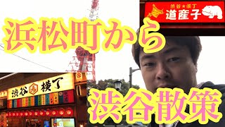 【東京新地図】浜松町から渋谷散策【港区・渋谷区】