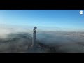 christ statue lisbon portugal by drone