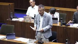 上牧町議会　令和6年第3回定例会一般質問（遠山議員、竹中議員）　R6.9.20