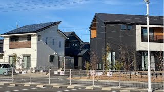 [4K HDR] Japanese Modern Houses in Japanese Countryside | Togitsu Nagasaki Japan Walk Tour 2022