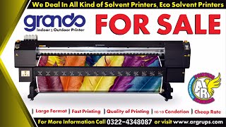 Konica 512i grando flex printing  | Solvent Printers | Konica Head 30pl  | Indoor \u0026 Outdoor Printers