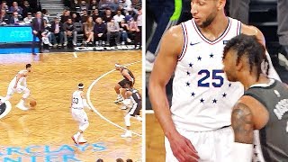 Jared Dudley STEALS BALL From Ben Simmons & TALKS TRASH!