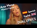 🎶 Ana Mena - Música ligera 💕 (spanish and english lyrics)