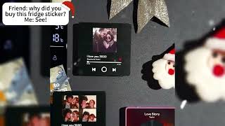 Personalized Photo Music Fridge Magnet