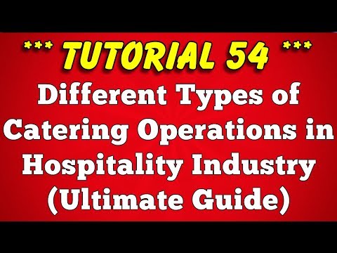 What are the types of catering?