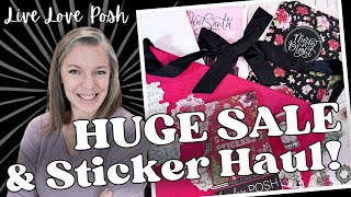 Huge Sale & Sticker Haul || Live Love Posh Christmas Bundle Unboxing