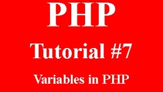 PHP Programming Part 7: variables in php