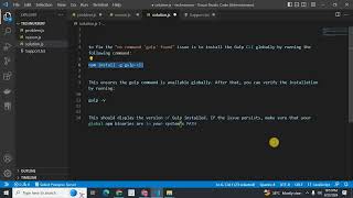 no command 'gulp' found npm install gulp node js