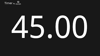 45 Second Countup Timer