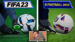 FIFA 23 vs EFOOTBALL 23! QUAL ESTÁ MAIS PERFEITO!?