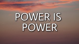 The Weeknd Sza And Travis Scott - Power Is Power Lyrics