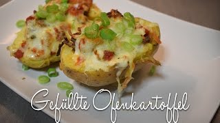 Lecker Gefüllte Ofenkartoffel mit Rezept