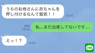 【LINE】義姉「生後3ヶ月赤ちゃんをお母さんに預けて何考えてるの！」私「え、出産してないけど…？」→この後、衝撃の展開へ…