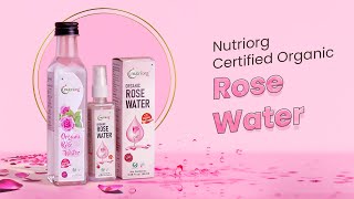 Get Natural Beauty \u0026 Health with Nutriorg Organic Rose Water | Gulab Jal | 100% Pure \u0026 Multi-Use!