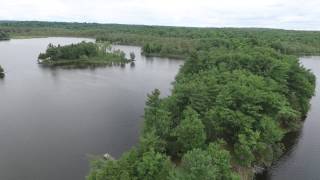 Sharbot Lake, Ontario. First Drone Mission Ever. Exciting!