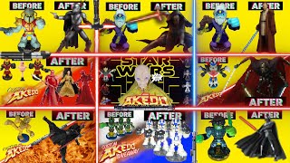 Custom Star Wars Akedo Warriors With Light Up Lightsabers \u0026 Tournament Compilation #3