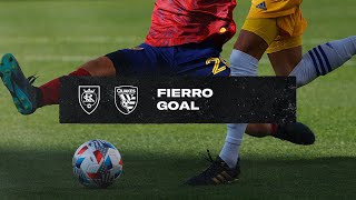 GOAL! Fierro with the equalizer against RSL 1-1.