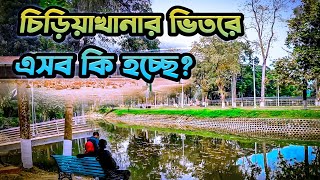 রাজশাহী চিড়িয়াখানা এখন শুধুমাত্র স্মৃতি। || Rajshahi Central zoo || পশু পাখি হীন একটি চিড়িয়াখানা