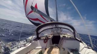 Sailing with the cruising chute