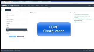 LDAP and SMTP Setup