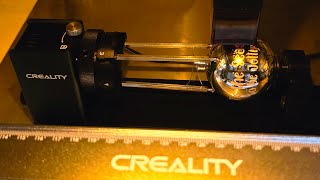 Creality Rotary Kit PRO Unboxing \u0026 Review - Testing with Creality Falcon 10W Laser Engraver