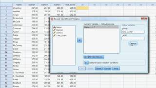 Recoding a Variable and Saving in a Different Column