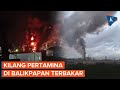 Kilang Minyak Balikpapan Terbakar, Asap Hitam Membubung Tinggi