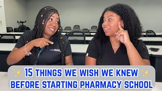 Things We Wish We Knew Before Starting Pharmacy School | Chit Chat