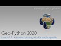 Geo-Python 2020 Lesson 7.2 - Advanced plotting with Pandas/Matplotlib
