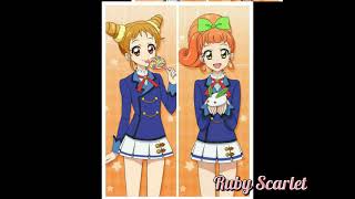 Aikatsu! Arisugawa Otome \u0026 Kirisu Kokone| (Bạn thấy ai cute)Bạn chọn ai? - Ruby Scarlet