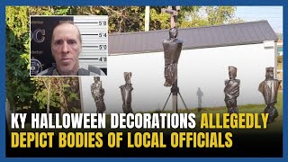 Man Arrested After Alarming Halloween Display