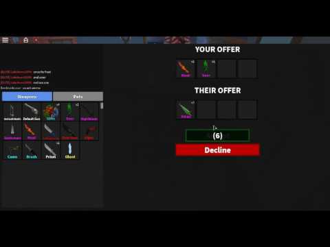 How To Deal With Beggars And Scammers On Murder Mystery 2 - roblox mm2 jd value list