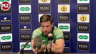 Lewis Stevenson says Hibs have no regrets after Scottish Cup semi-final derby defeat