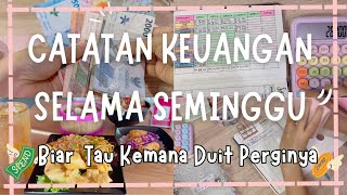 CARA AKU CATAT KEUANGAN HARIAN \u0026 MINGGUAN | APA YANG AKU BELI DALAM SEMINGGU