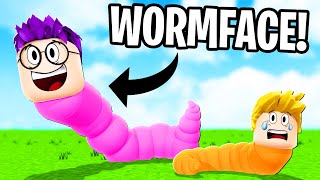 LankyBox Become WORMS In ROBLOX WORMFACE! (THIS GAME IS HILARIOUS!!!)