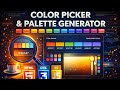 Create a Color Picker & Palette Generator | HTML CSS JavaScript Project Developer Shaurya |