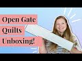 Open Gate Quilts Unboxing |  December 2021 |  My Favorite Quilt Box!