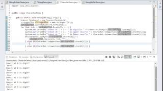 Unit3 StringBuffer Character Application