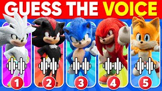 Guess The Sonic the Hedgehog 3 Characters by Their Voice 🎬🦔💙 Sonic the Hedgehog 3 Movie Quiz